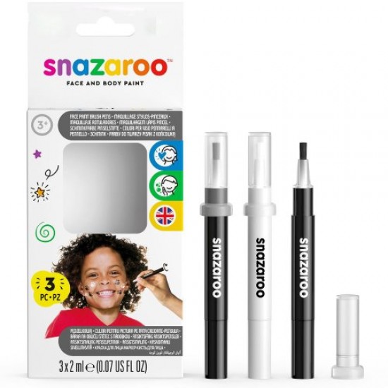 Crayons-Pinceaux de Maquillage Snazaroo : Monochrome\3